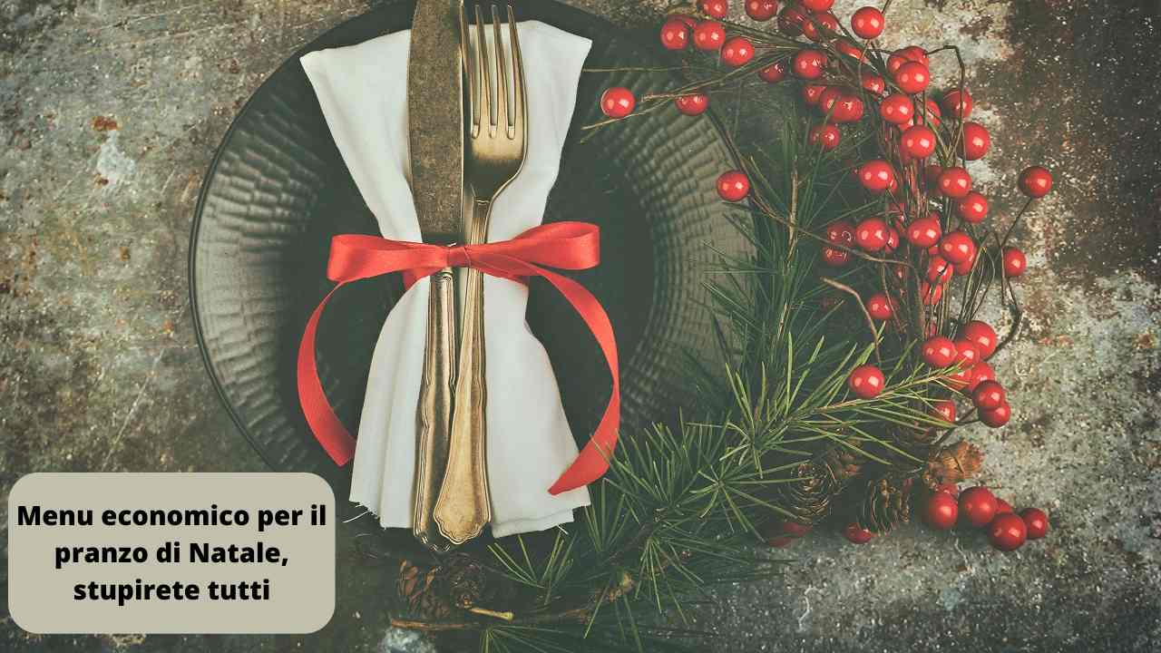 Menu economico pranzo Natale