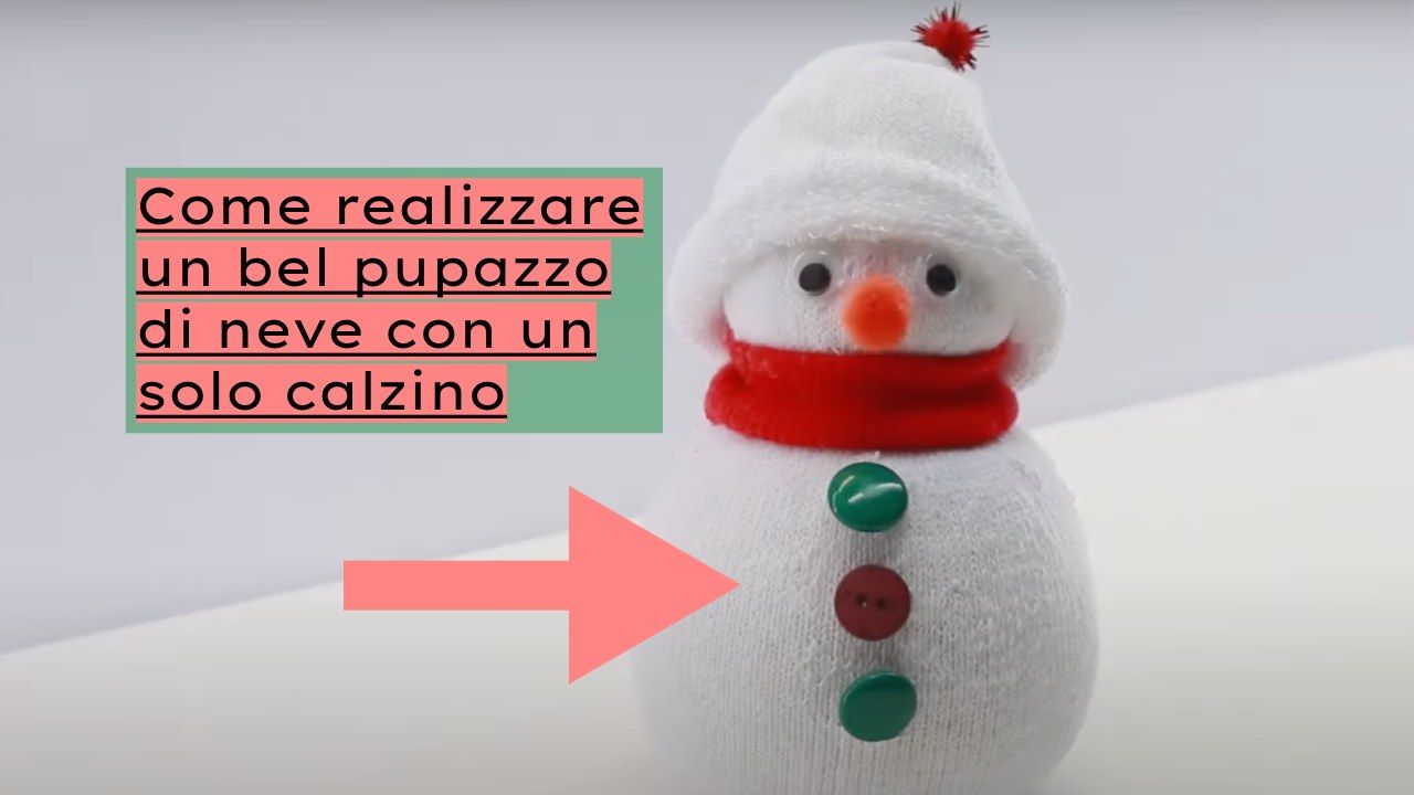 pupazzo neve fai da te