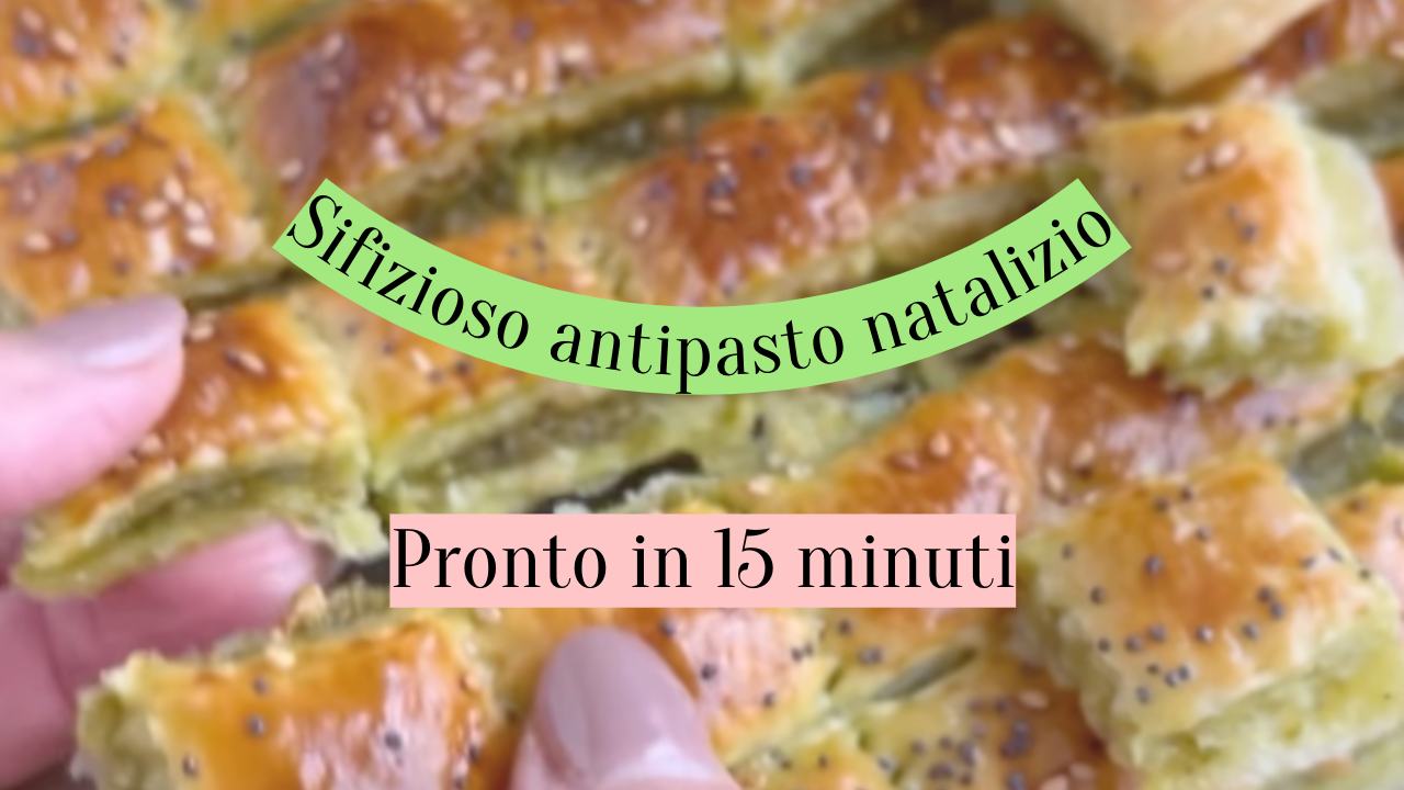 antipasto natalizio pasta sfoglia