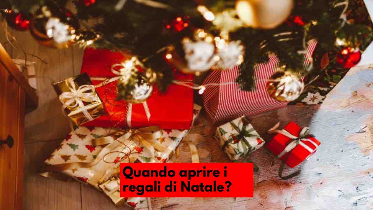 Regali, quando aprire quelli di Natale?