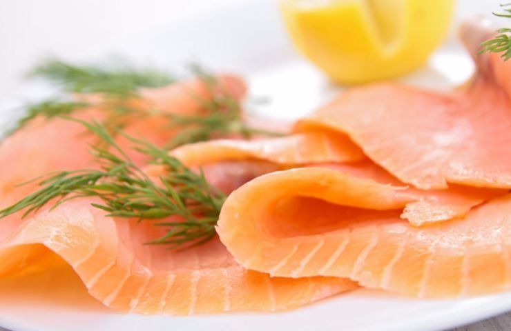 antipasti con salmone