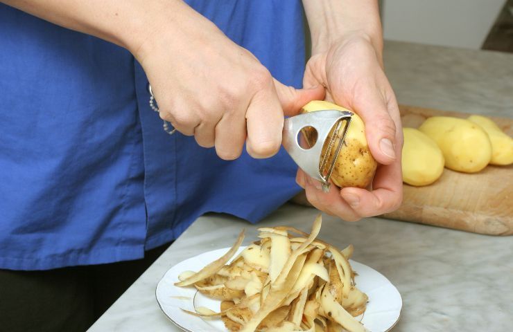 utilizzi bucce patate casa