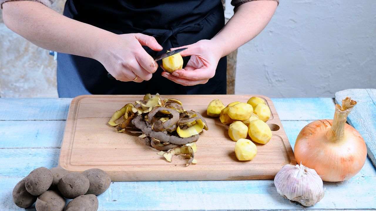 sbucciare patate trucco