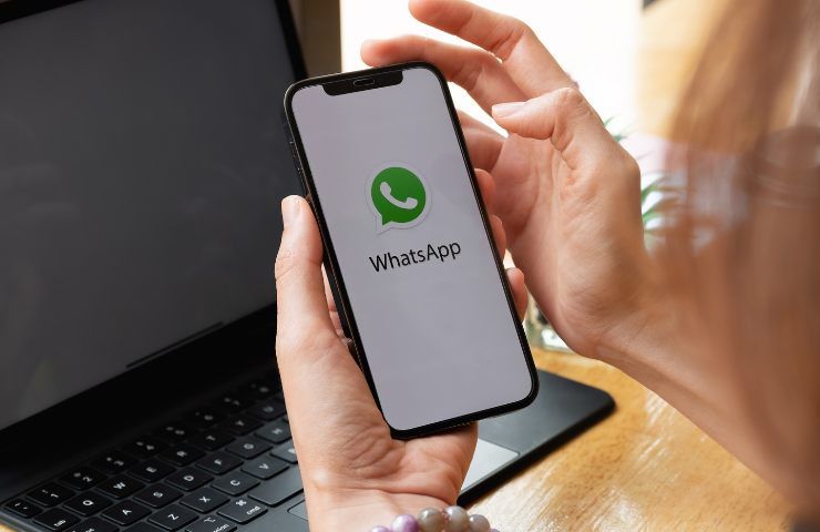 Schermata di accesso di Whatsapp