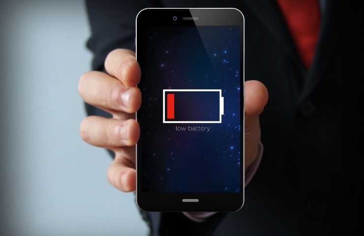 Uno smartphone con pochissima energia