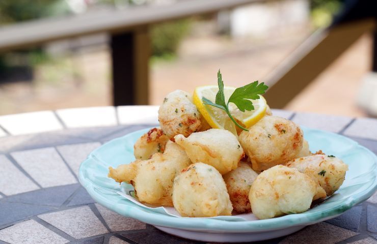 ricetta zeppoline fritte alghe