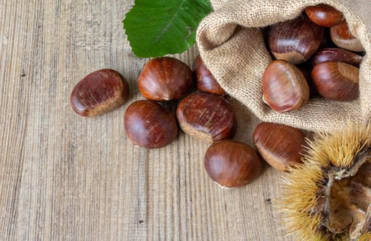 sbucciare facilmente le castagne