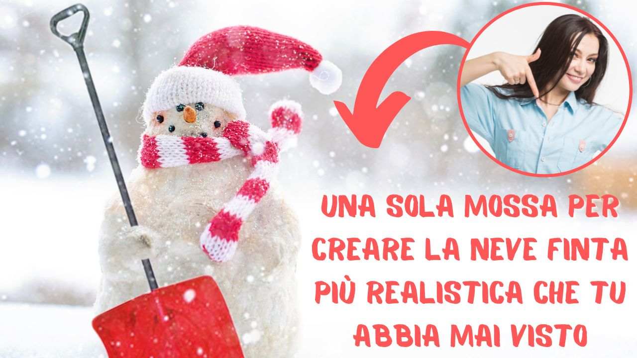 come fare neve finta