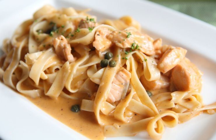 tagliatelle vodka salmone