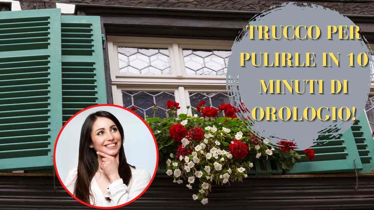 pulire persiane in 10 minuti