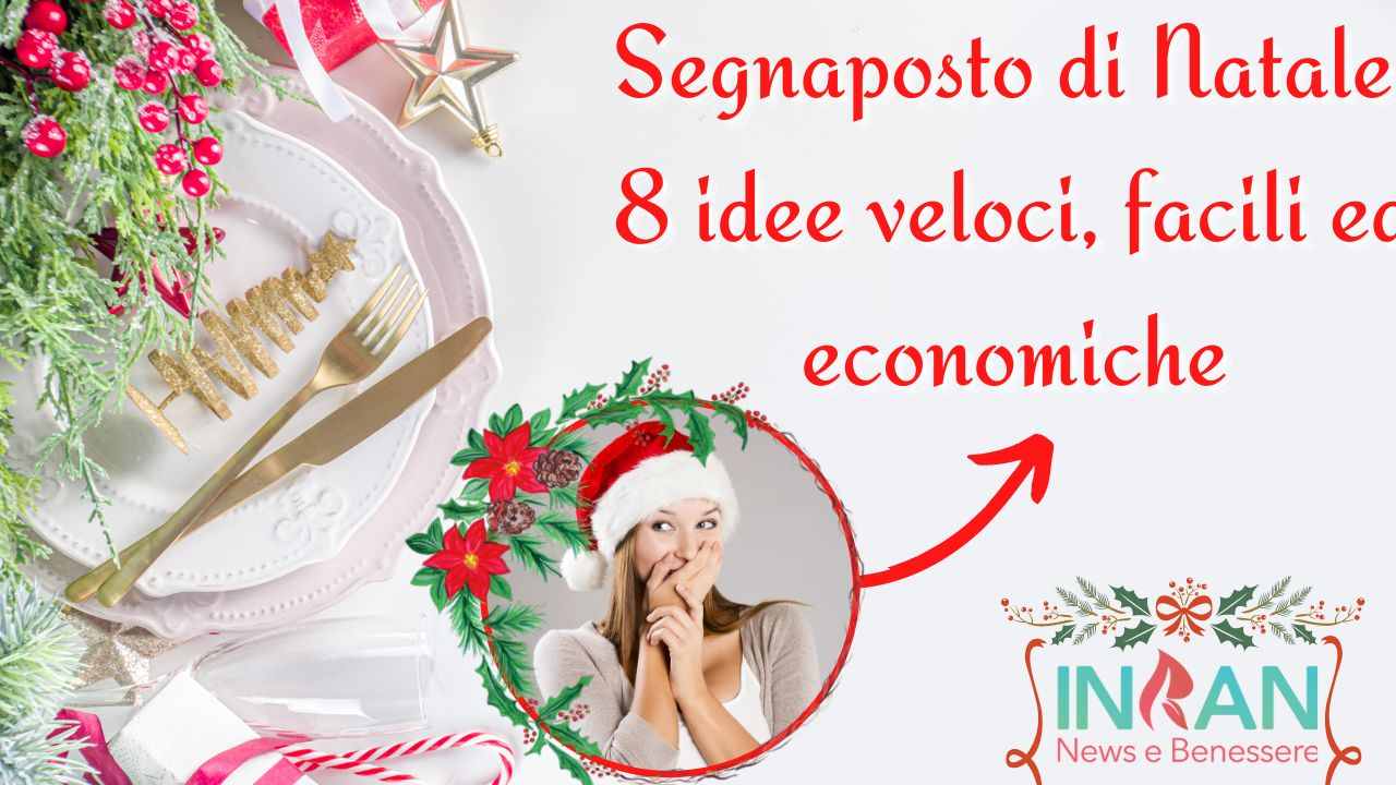 segnaposto di Natale