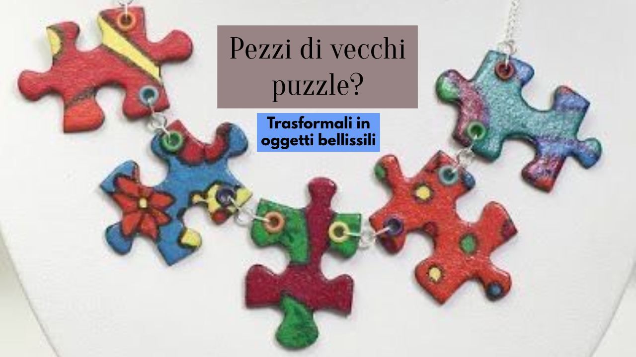 riciclo creativo puzzle