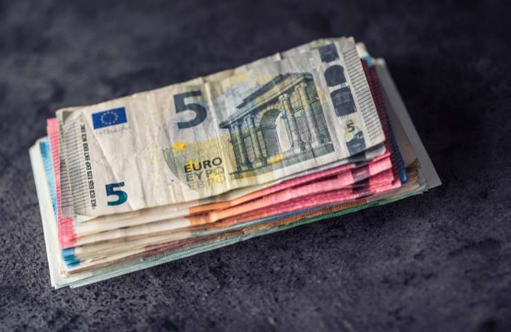 Delle banconote in euro