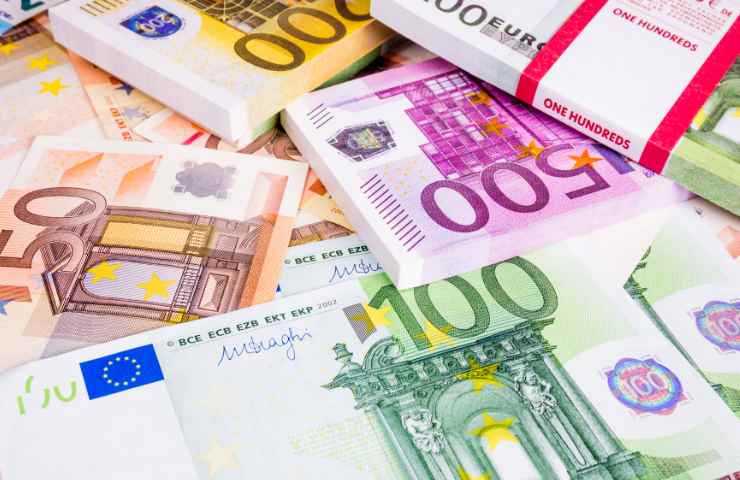 Delle banconote in euro