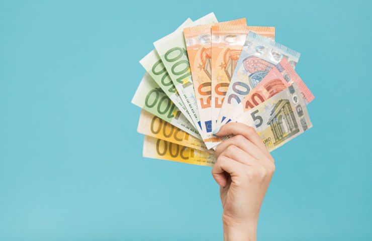 Delle banconote in euro