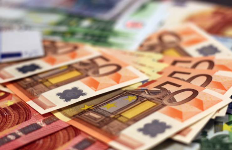 Delle banconote in euro