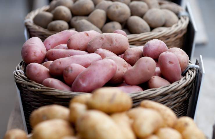 Diversi tipi di patate