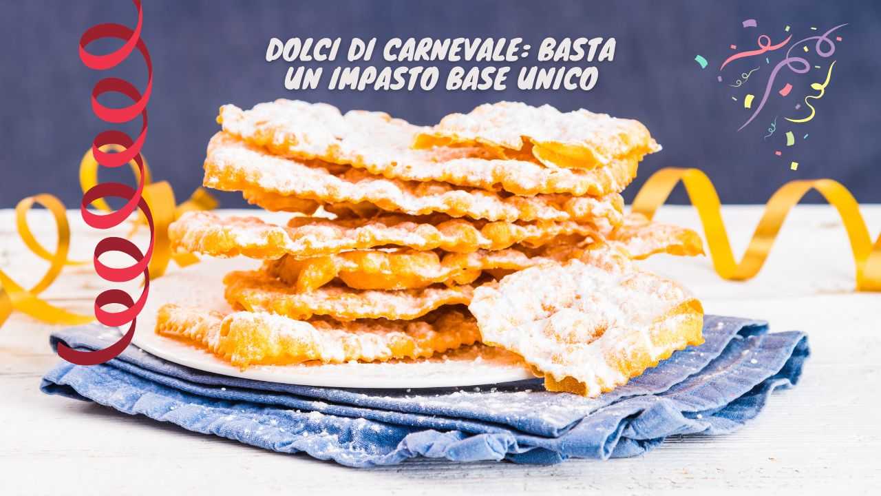 impasto dolci Carnevale