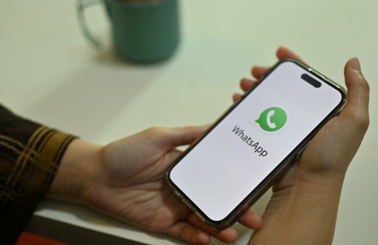 La schermata di Whatsapp