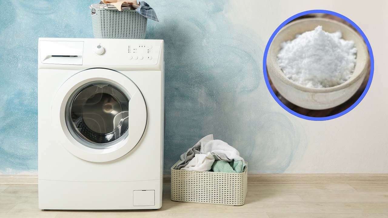 bicarbonato in lavatrice per risolvere problema