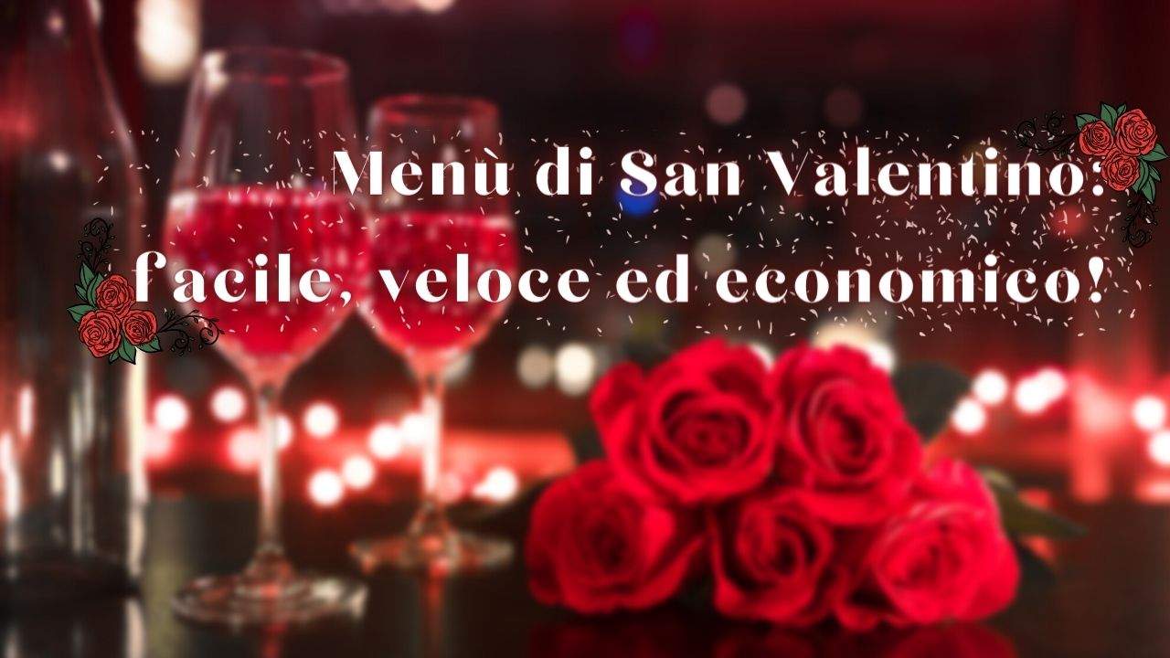 menù san valentino