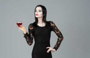 Costume Morticia La Famiglia Addams Bambina Per Halloween E Seminare Paura