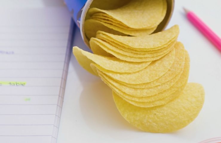 riciclo contenitori patatine pringles