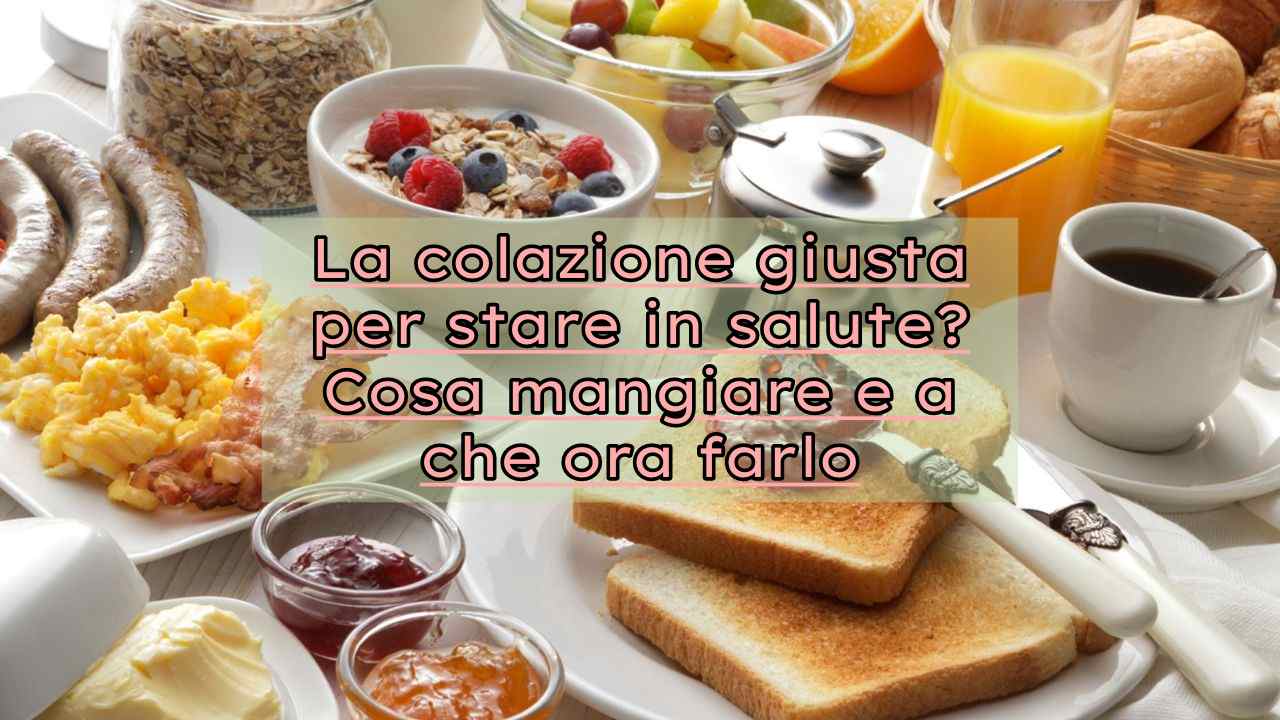 colazione corretta salute