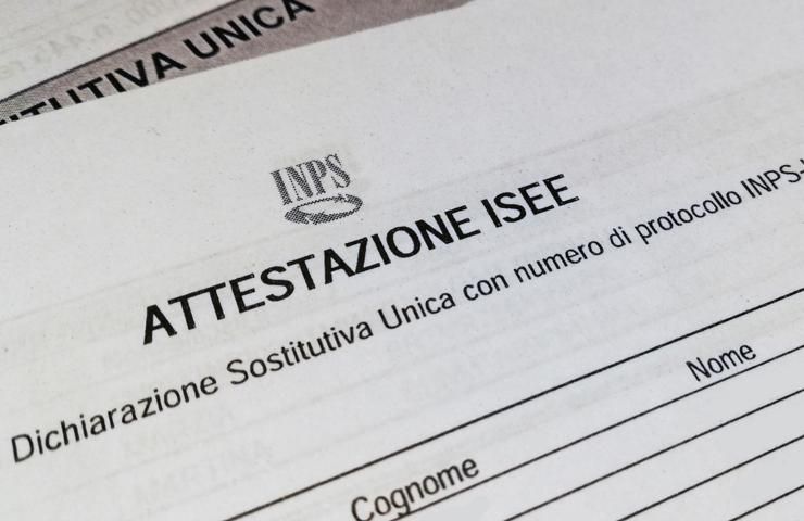 Un documento di attestazione ISEE