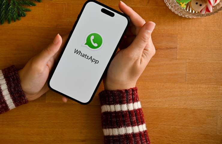 Una persona che utilizza Whatsapp