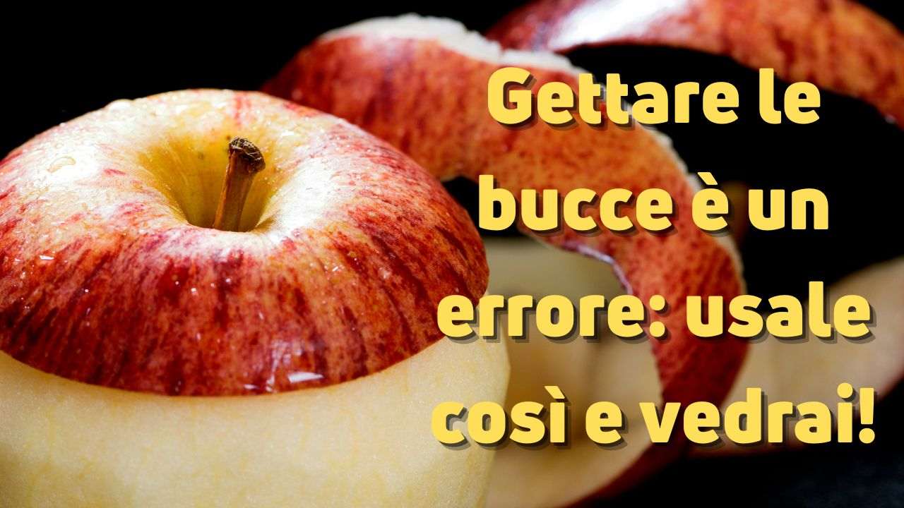 uso bucce mela