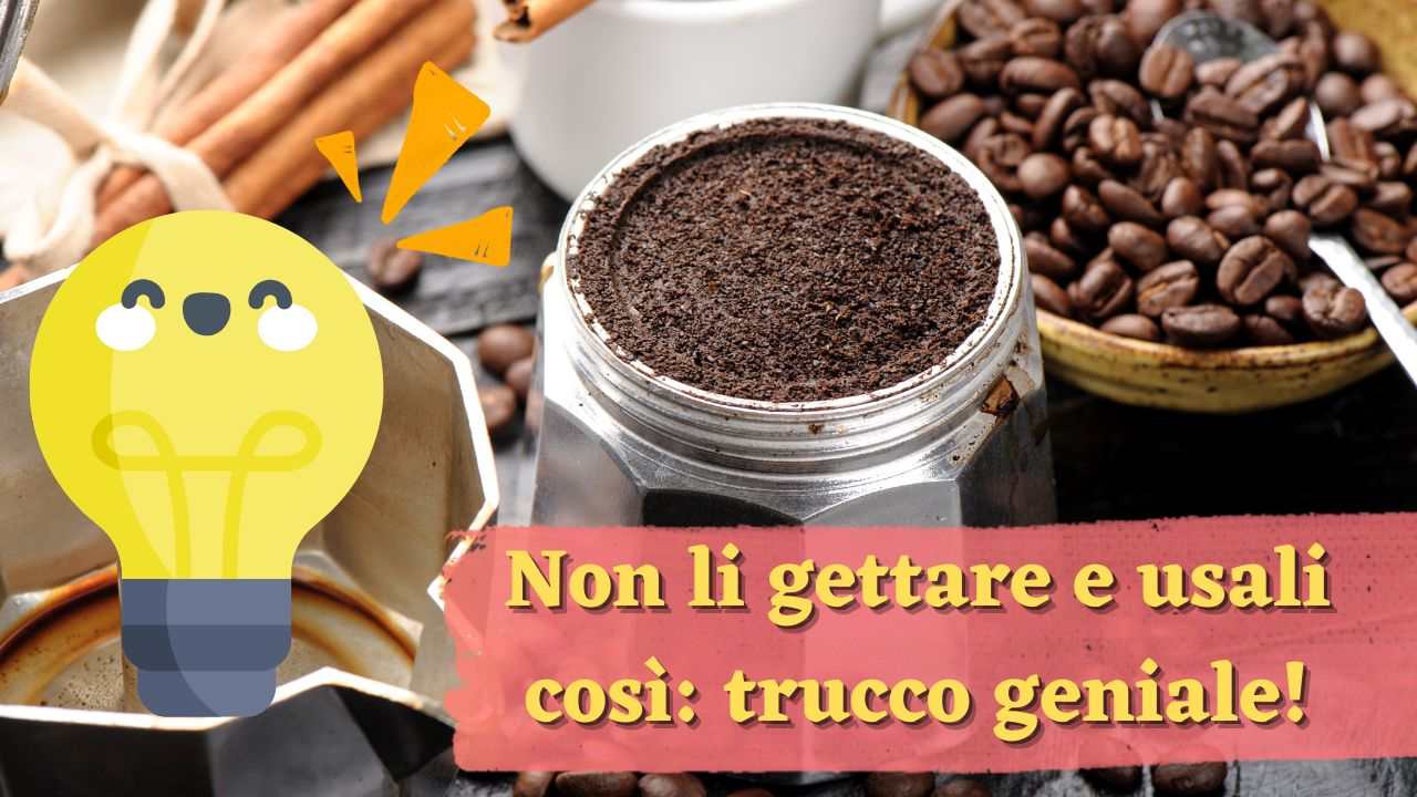 fondi di caffè casa