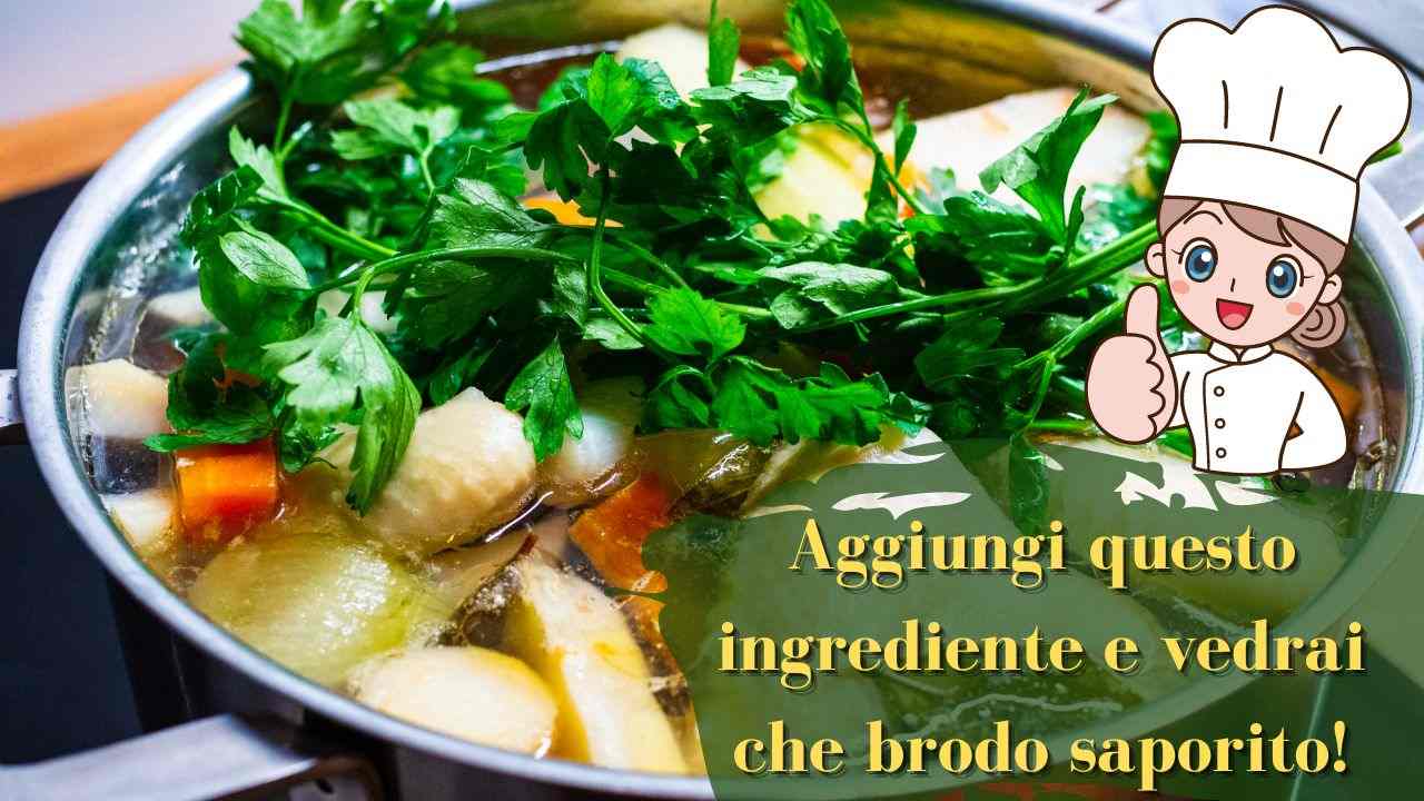 insaporire il brodo