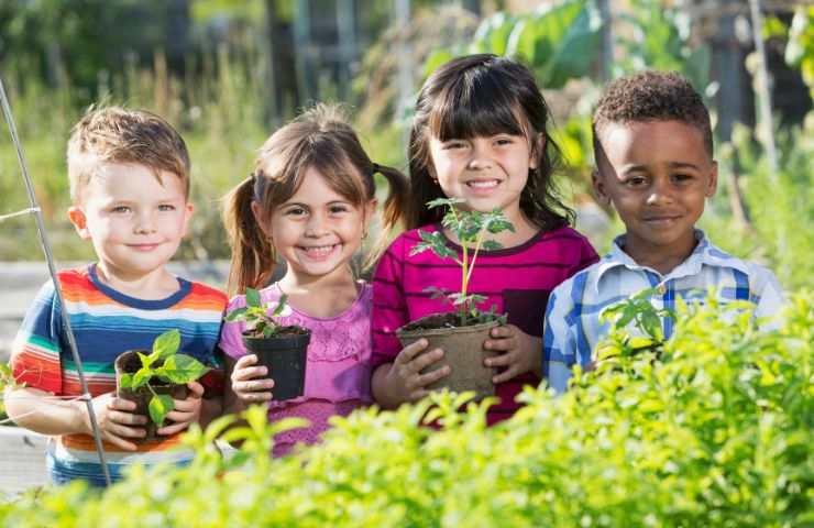 effetti positivi giardinaggio bambini