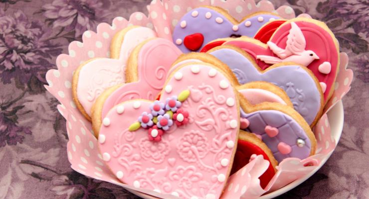 decorazioni biscotti San Valentino