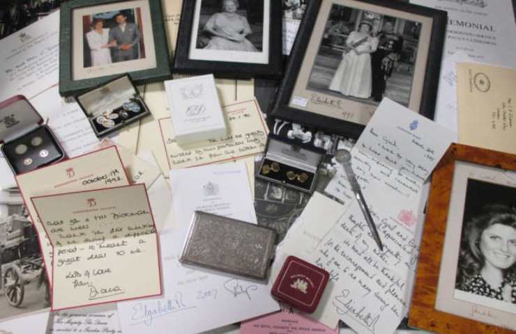 Diverse lettere e cartoline di Diana