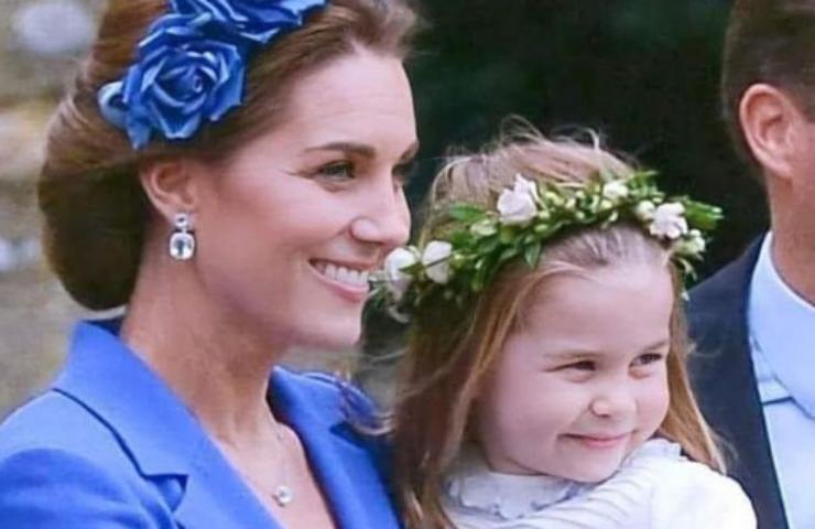 Kate Middleton con sua figlia Charlotte