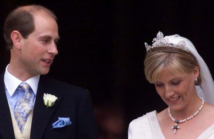 La coppia nel giorno del matrimonio