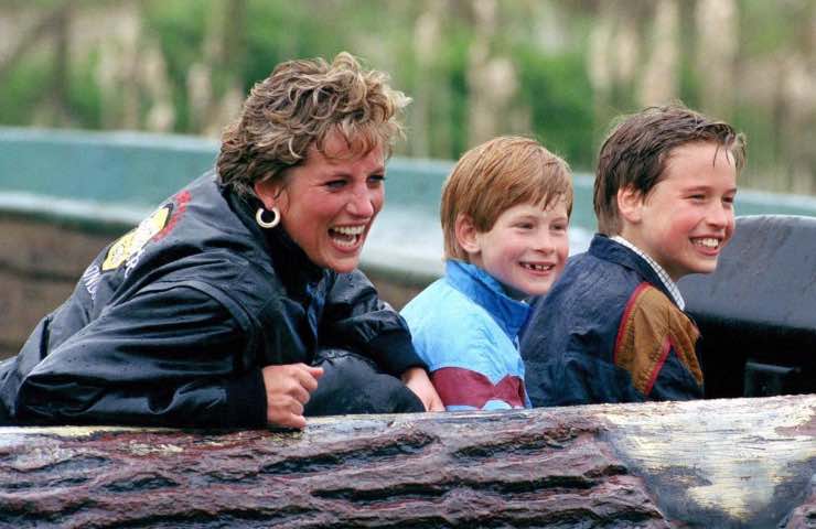 Lady Diana e i figli a Disneyland