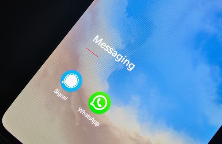 L'icona di Whatsapp su uno smartphone