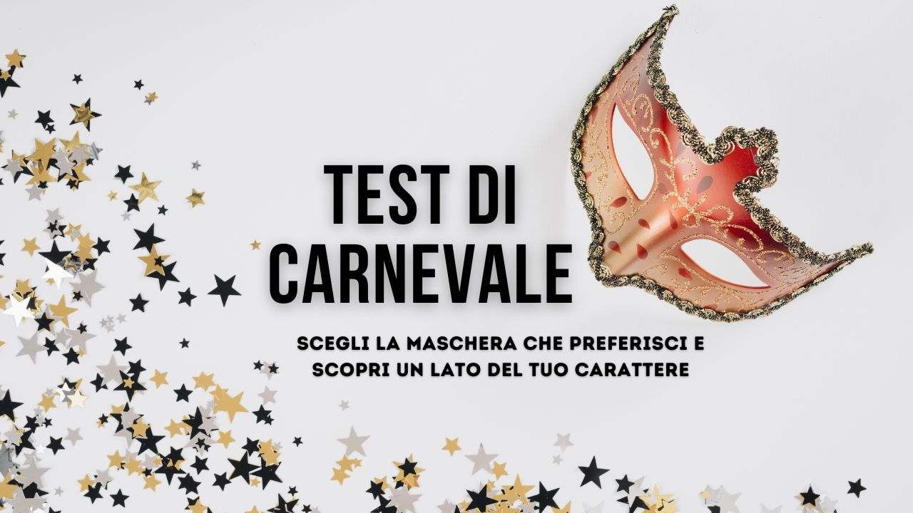 test Carnevale maschera