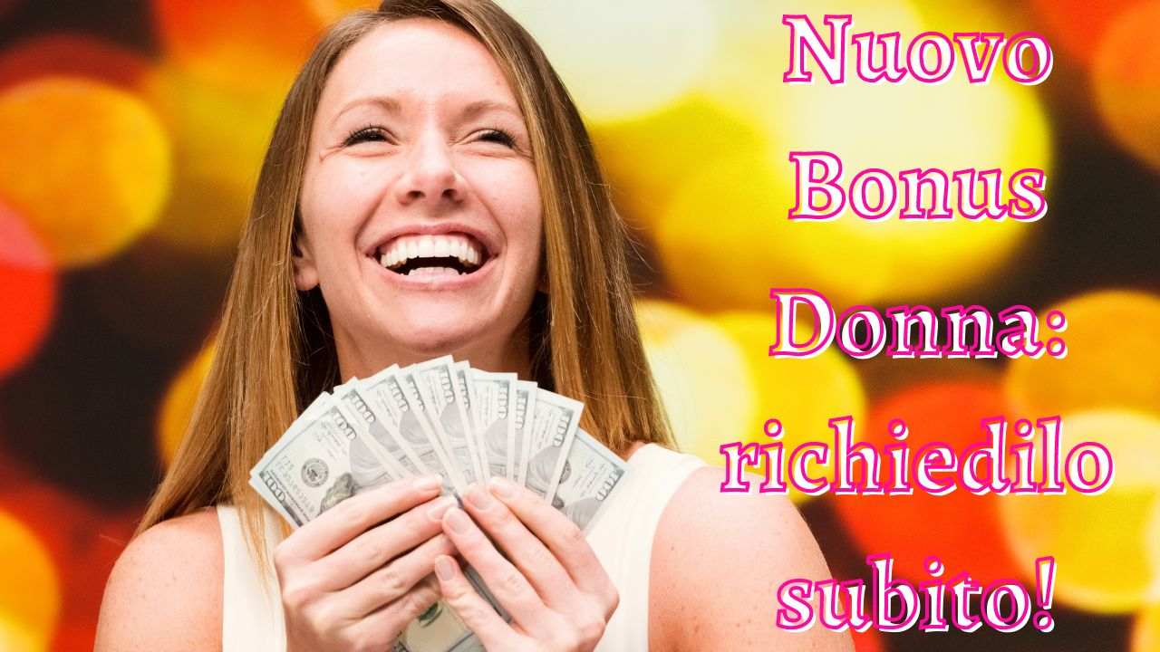 nuovo bonus donna