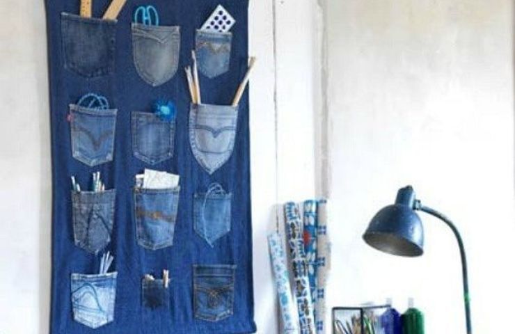 arredamento casa vecchi jeans