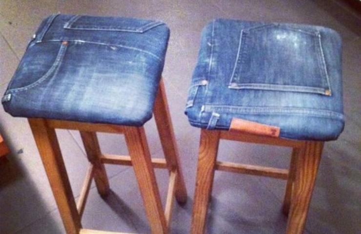 foderare oggetti casa jeans