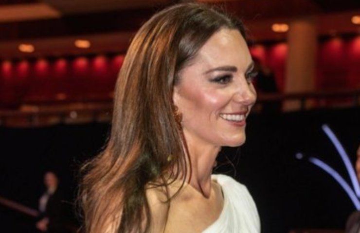 Un primo piano di Kate Middleton
