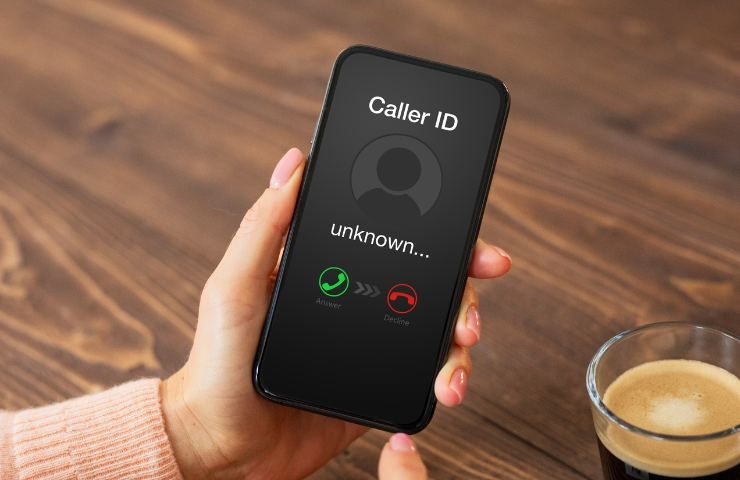 chiamata anonima smartphone