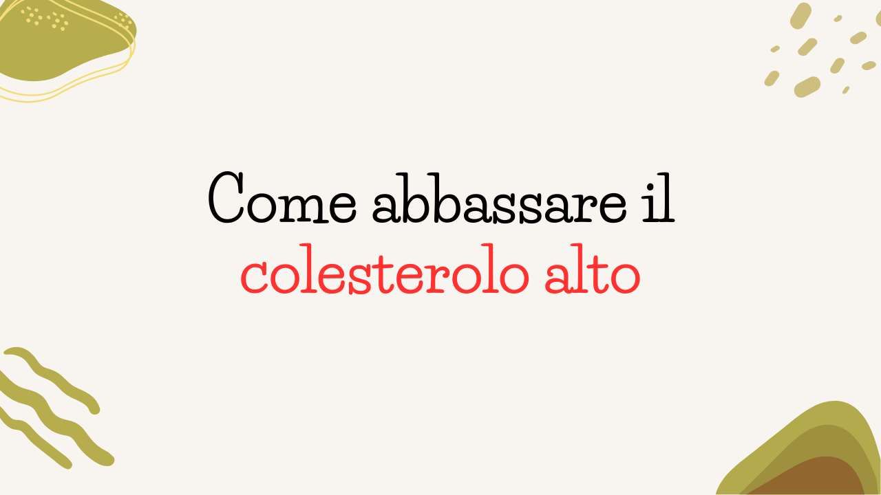 Colesterolo alto