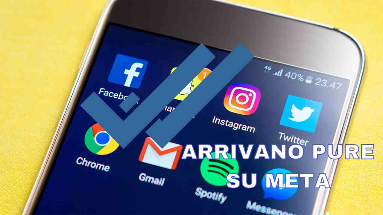 spunte blu anche su facebook e instagram whatsapp pagamento