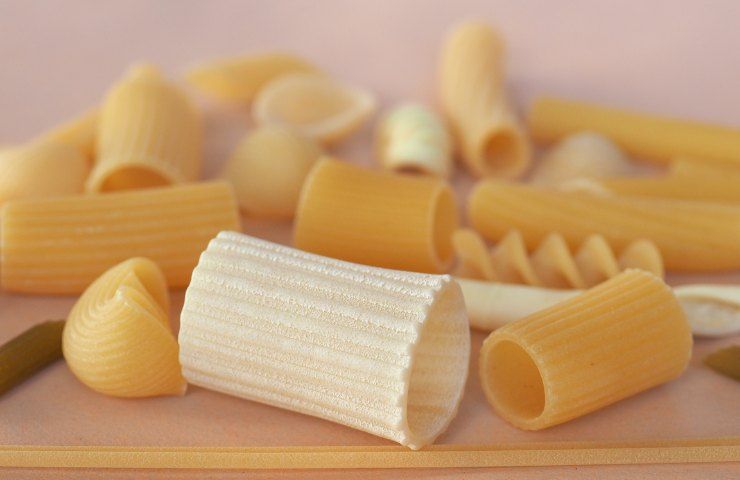 Diversi tipi di pasta