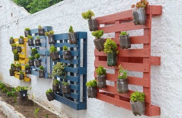 abbellire casa usando pallet